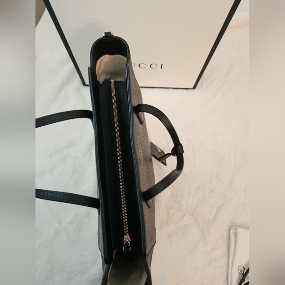 GUCCI BAG MOST FABULOUS, CHIC, SEXY 100% AUTHENTIC GUCCI BLACK TOTE BAG - Picture 7 of 16